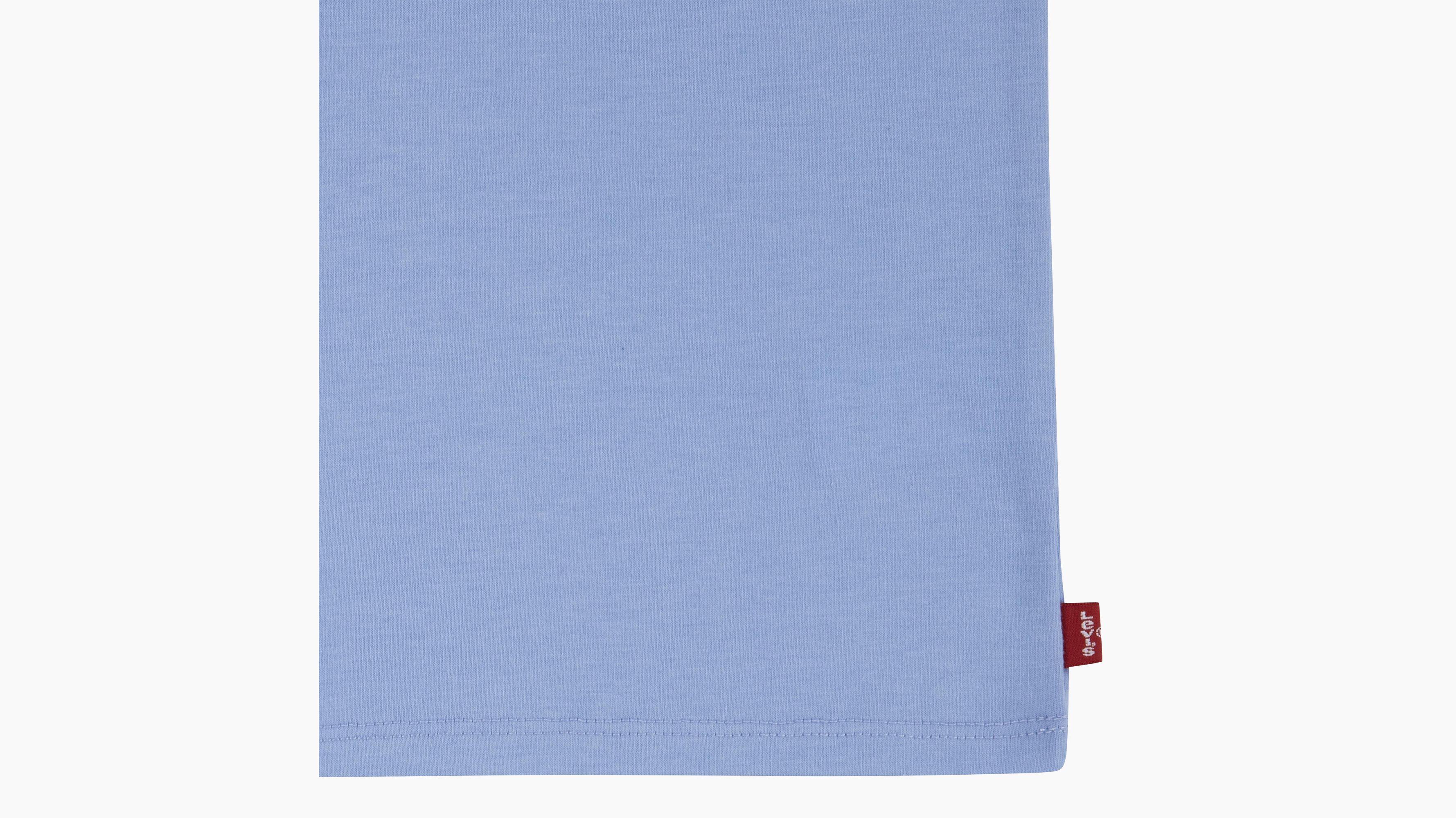 Enfant t-shirt Batwing sur la poitrine - Brunnera Blue - Bleu