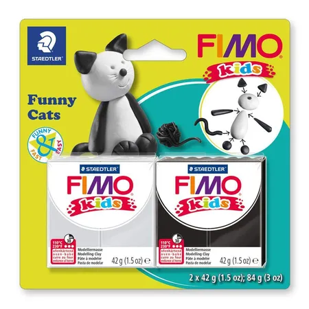 STAEDTLER® FIMO® Kids Modellier Set Funny Cats