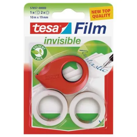 tesa Handabroller Mini 10mx19mm rot/blau