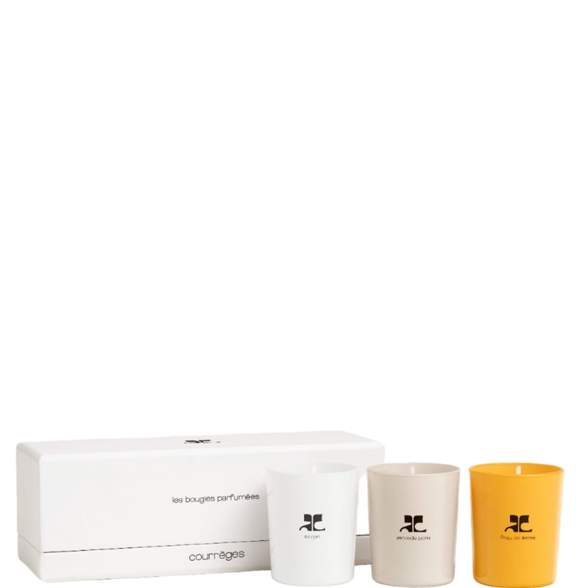 Courrèges Les Bougies Parfumées Coffret Bougies Parfumées