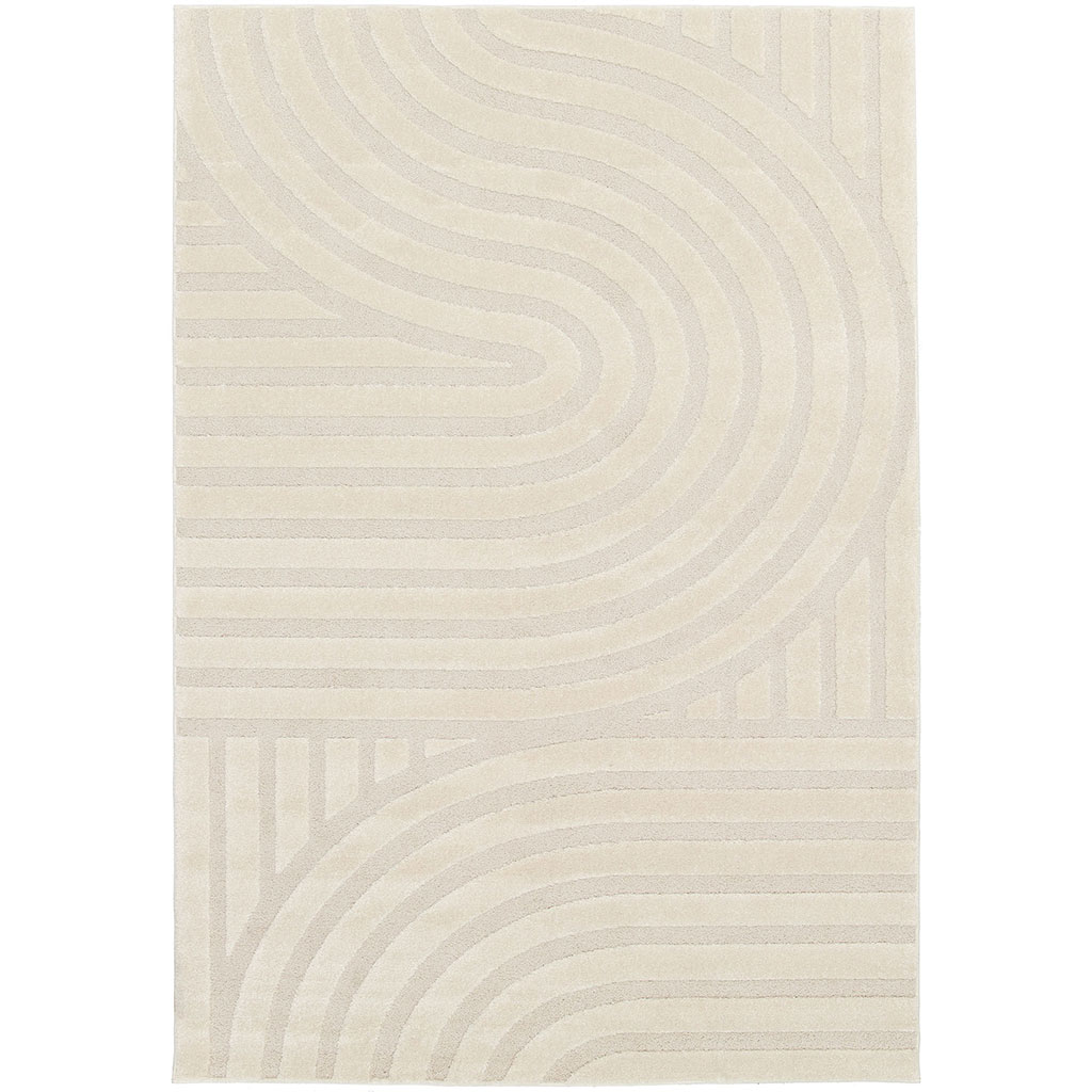 Tapis WINDING blanc 160x230cm