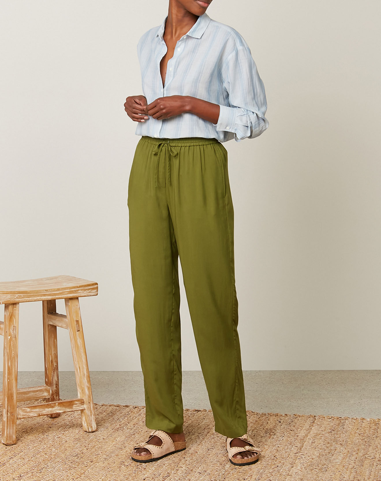 Hartford Pantalon Plex matcha