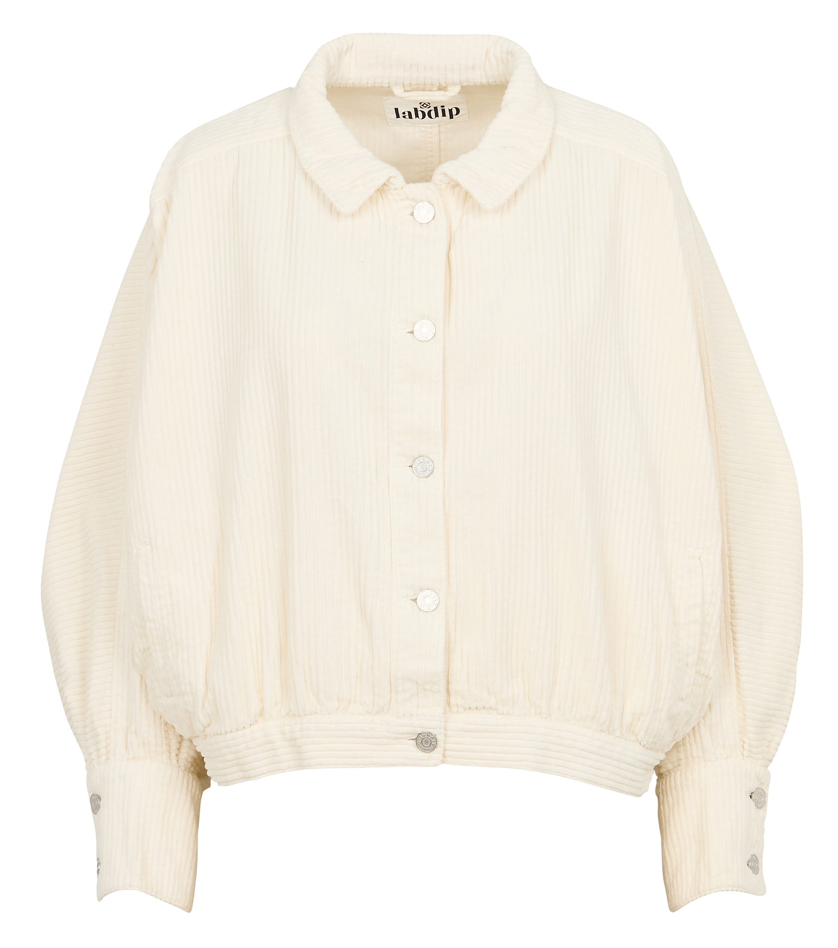 BRON - Veste col classique en coton | Beige