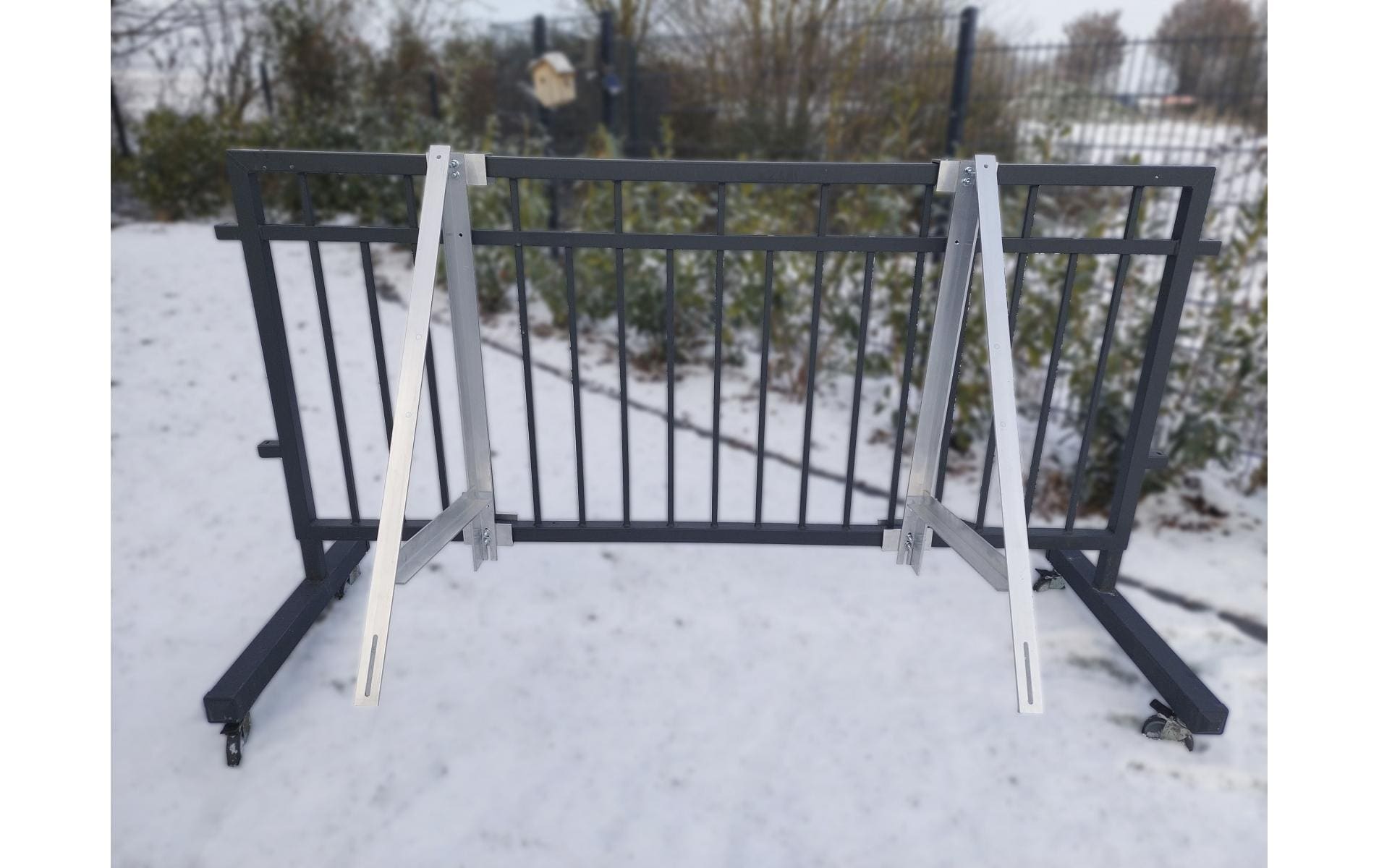 Solar Halterung TX-230 für Balkon, Boden, Wand 2-Sets<br>Balkongeländer-Halterung für Solarmodule