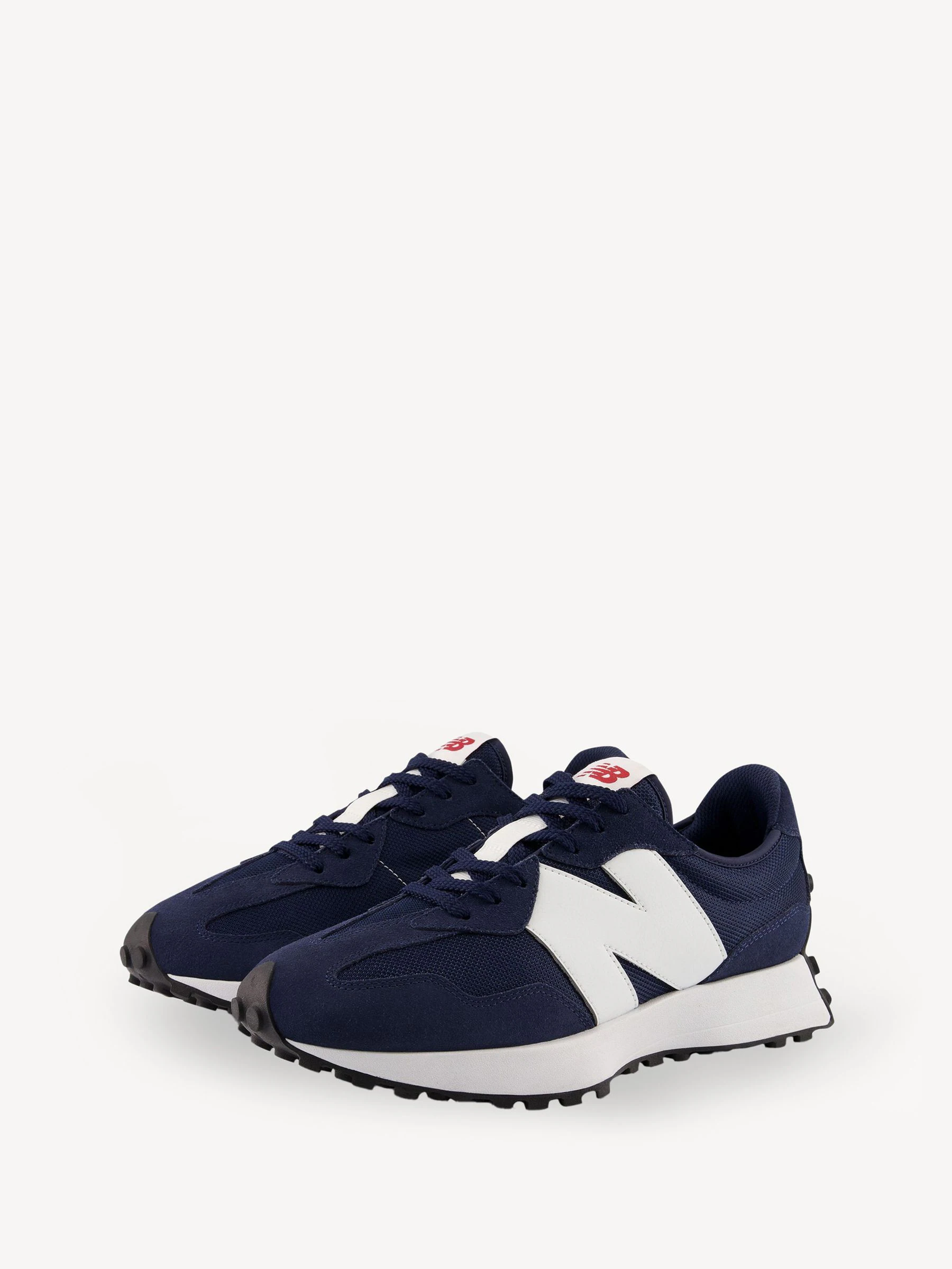 Marineblauw/wit - New Balance 327 herenslippers
