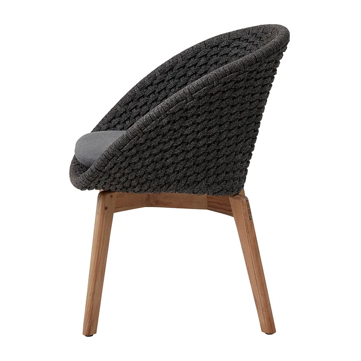 Cane-line - Peacock Sessel Outdoor, Teak / hellgrau
