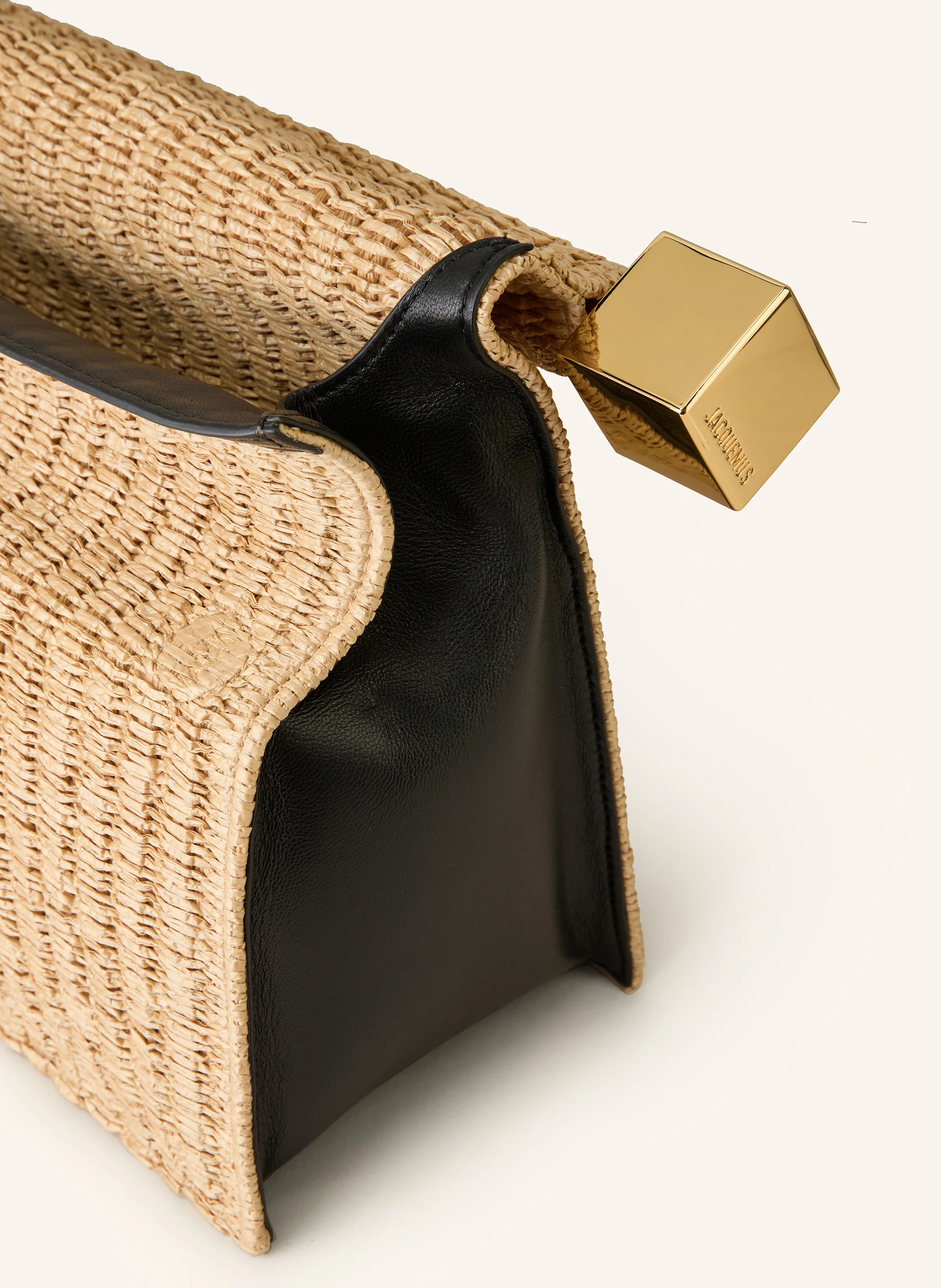 JACQUEMUS Clutch LA POCHETTE ROND CARRÉ