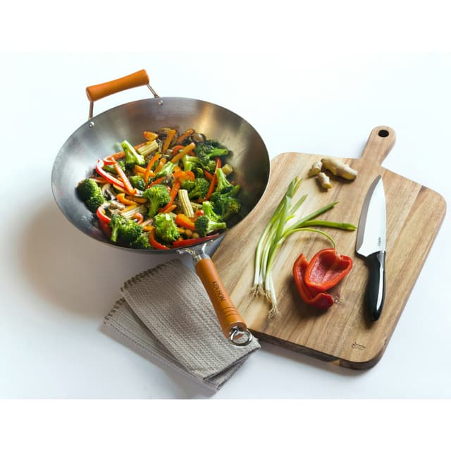 Wok Excellence Carbon Ken Hom Ø 36 cm Kulstofstål