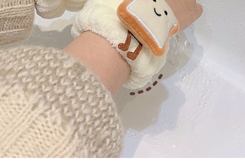 Tuhat - Toast Chenille Face Wash polsband / hoofdband / set
