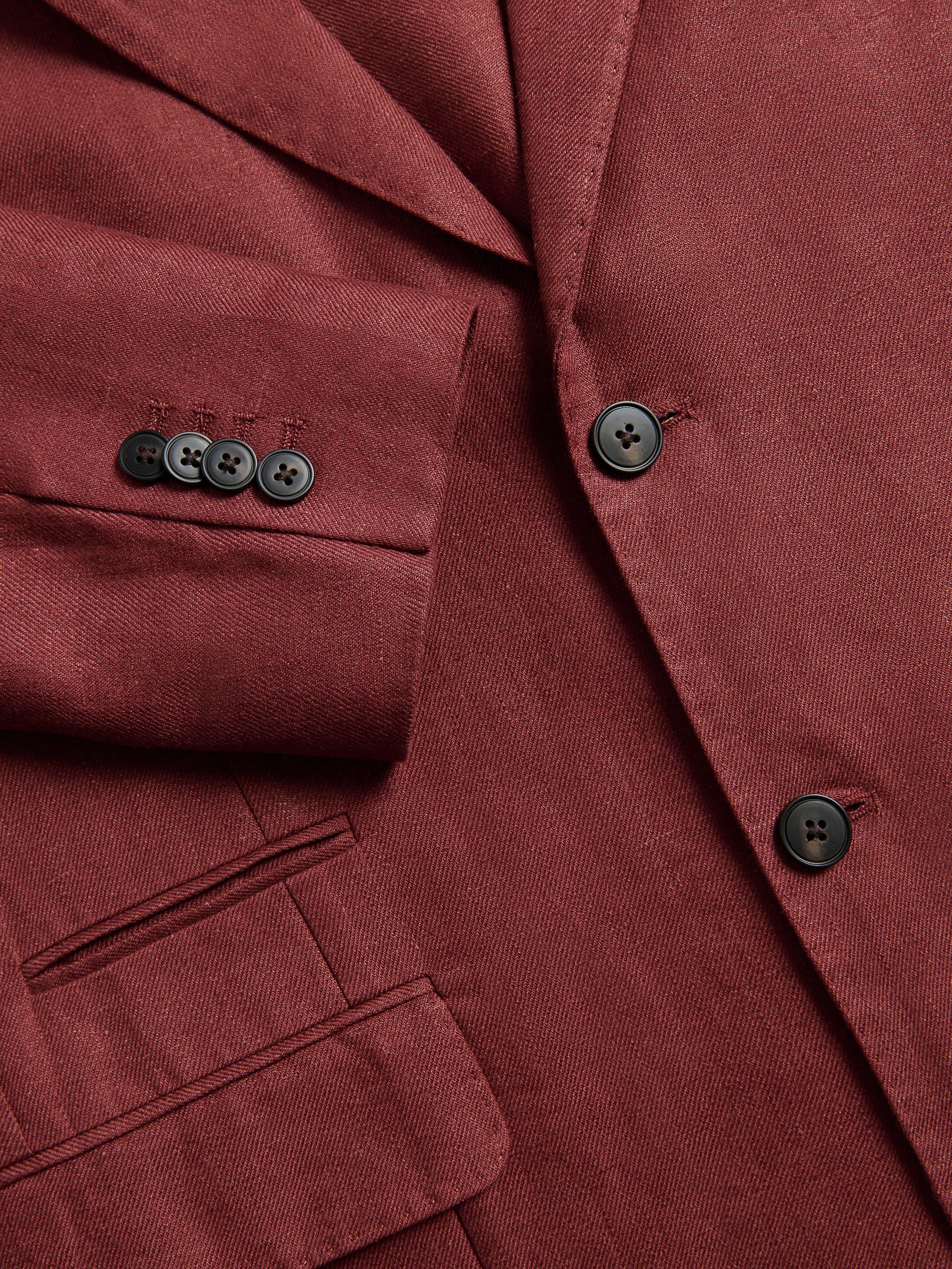 Blazer im Slim-Fit aus Leinen