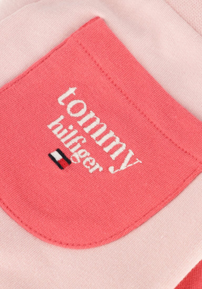 TOMMY HILFIGER roze tommy hilfiger  baby logo colorblock sweatpants