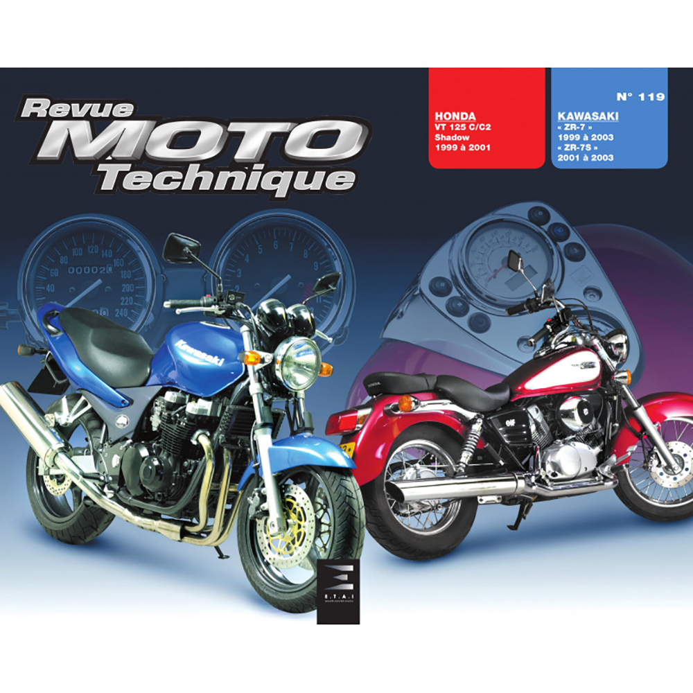 Etai - RMT 119.2 HONDA VT125 (1999 à 2001) et KAWASAKI ZR7 (2001 à 2003)