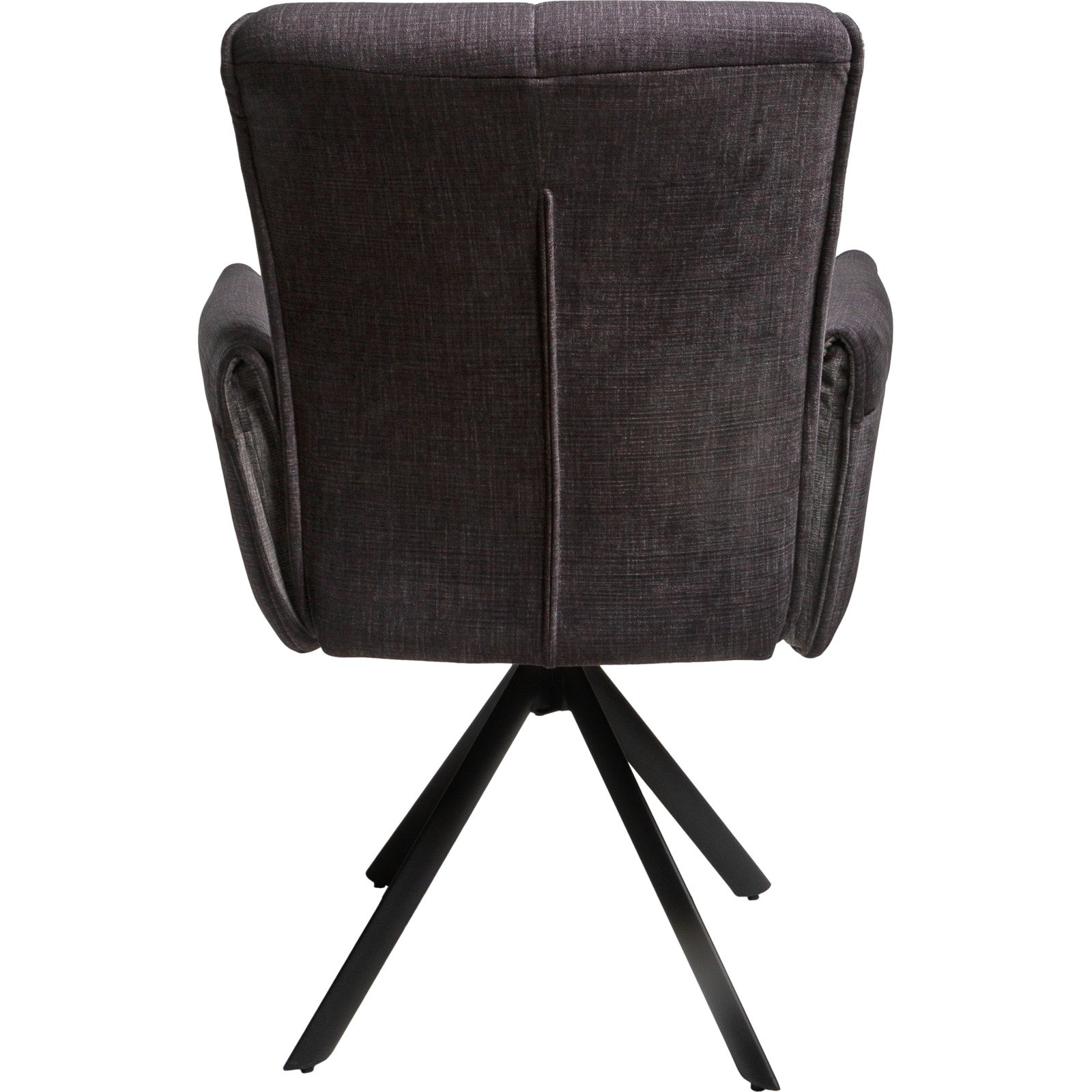 Armlehnstuhl Reno, Vintage Velvet dunkelgrau, drehbar