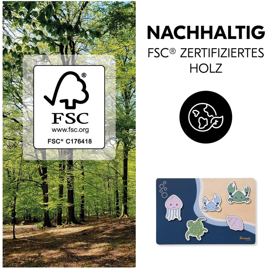 hauck Steckpuzzle Puzzle N Fit Sea