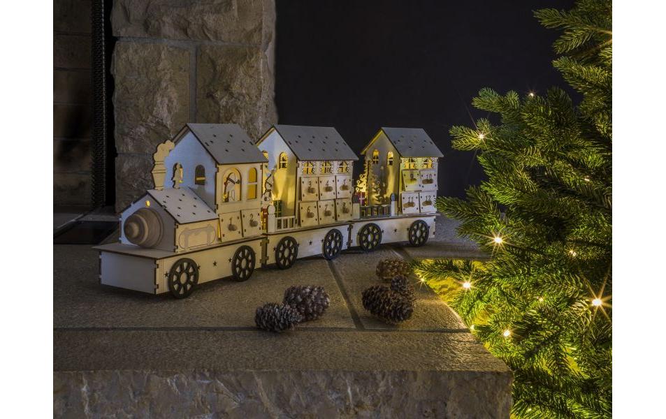 Adventskalender-Zahlen XMAS TrainLED Adventskalender
