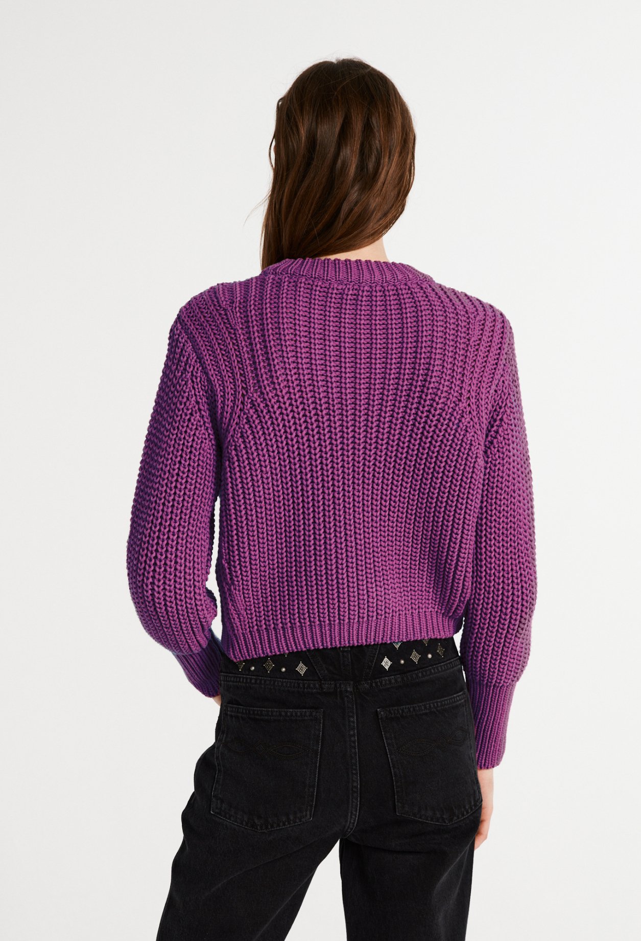 Pull en grosse maille