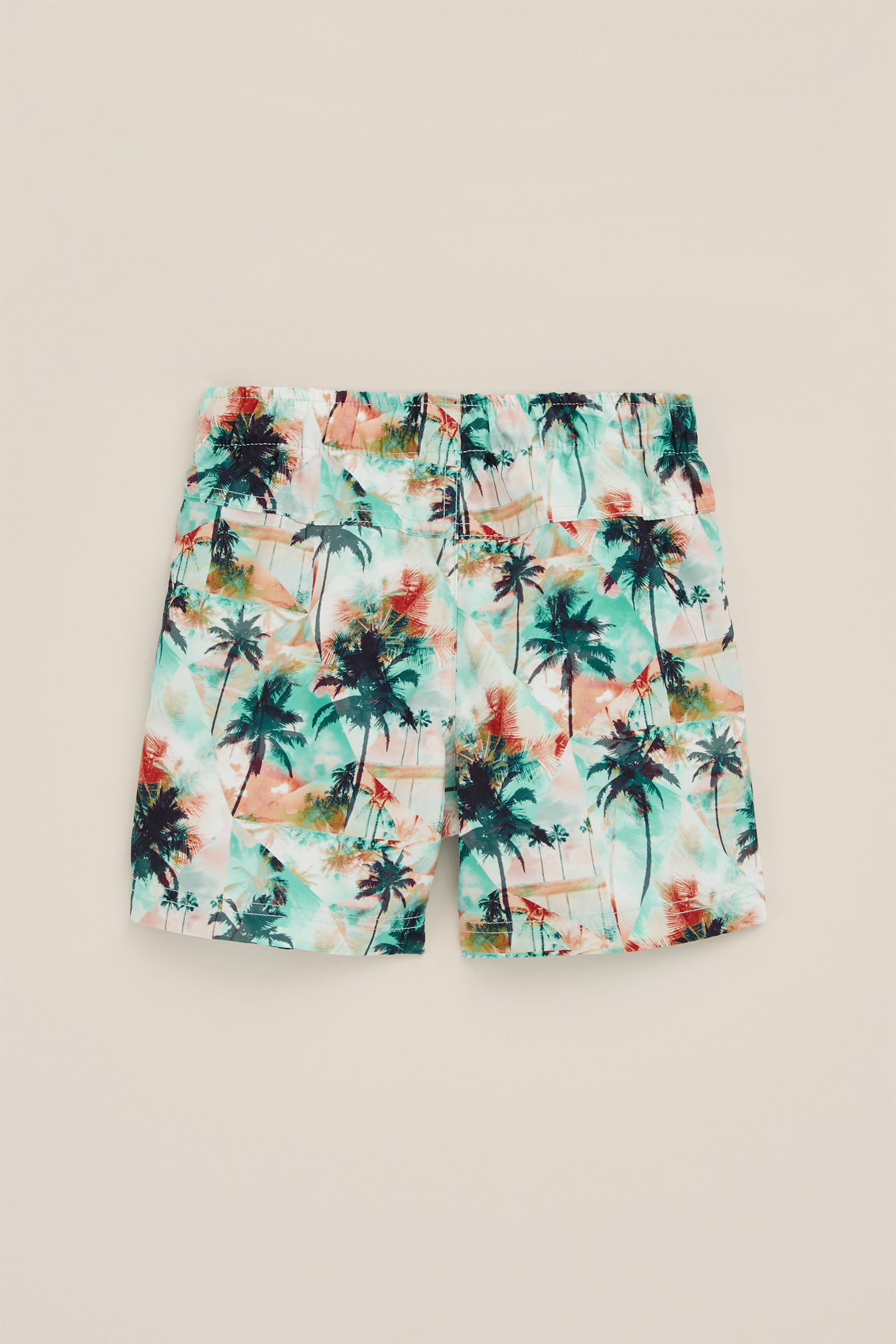 Jongens zwemshort met dessin WE Fashion Zeegroen