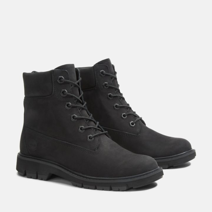 Bota Lucia Way de 6 polegadas para mulheres na cor preta