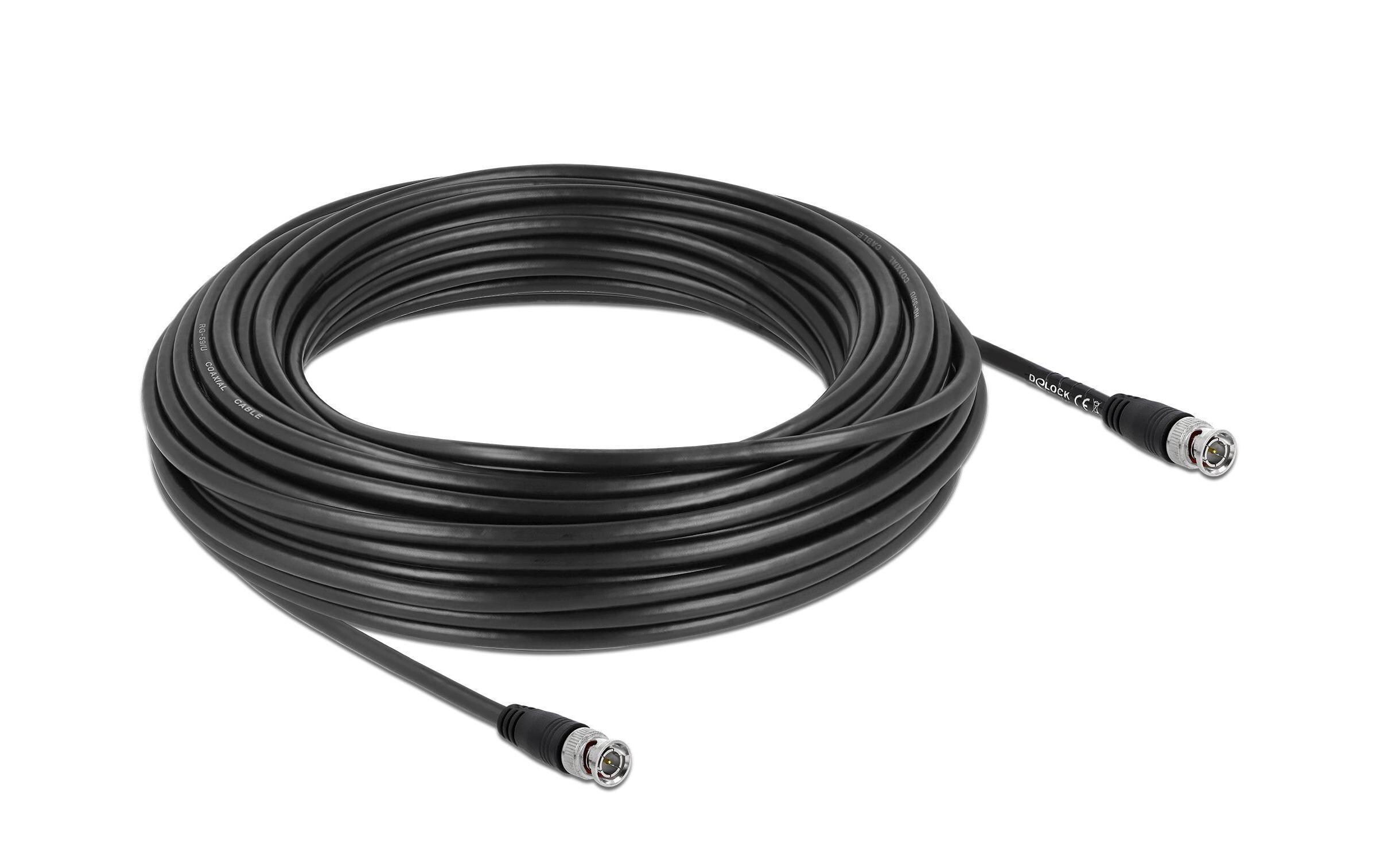 Kabel BNC - BNC, 20 mDelock Kabel BNC Stecker zu BNC Stecker 20 m
