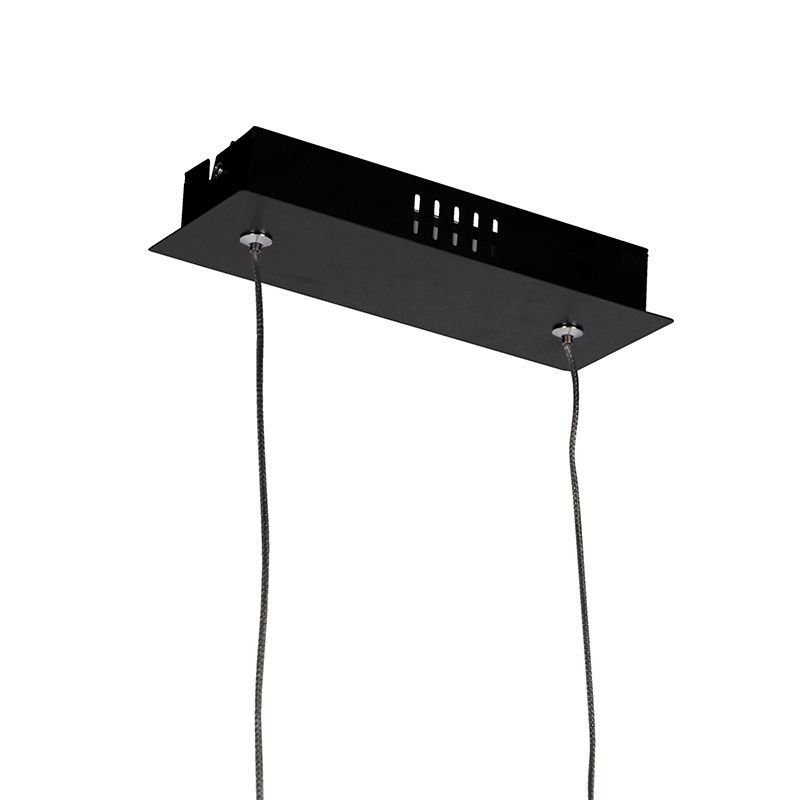 Moderne hanglamp zwart 90 cm incl. LED - Banda