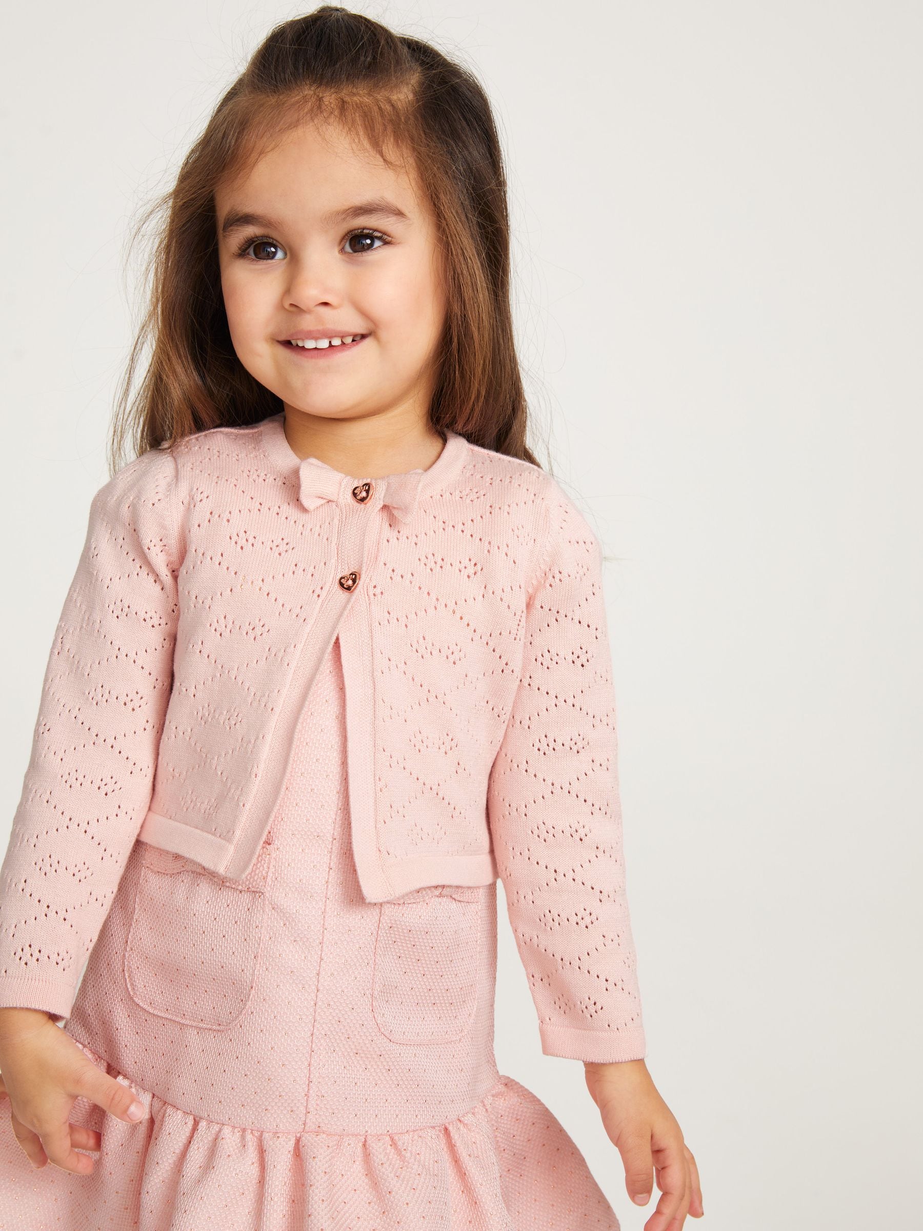 Roze - Baker by Ted Baker 0 - 6 jr 100% katoenen vest