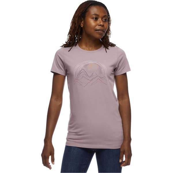 T-shirt BLACK DIAMOND W SUMMIT SCRIBBLE TEE WOOD VIOLET