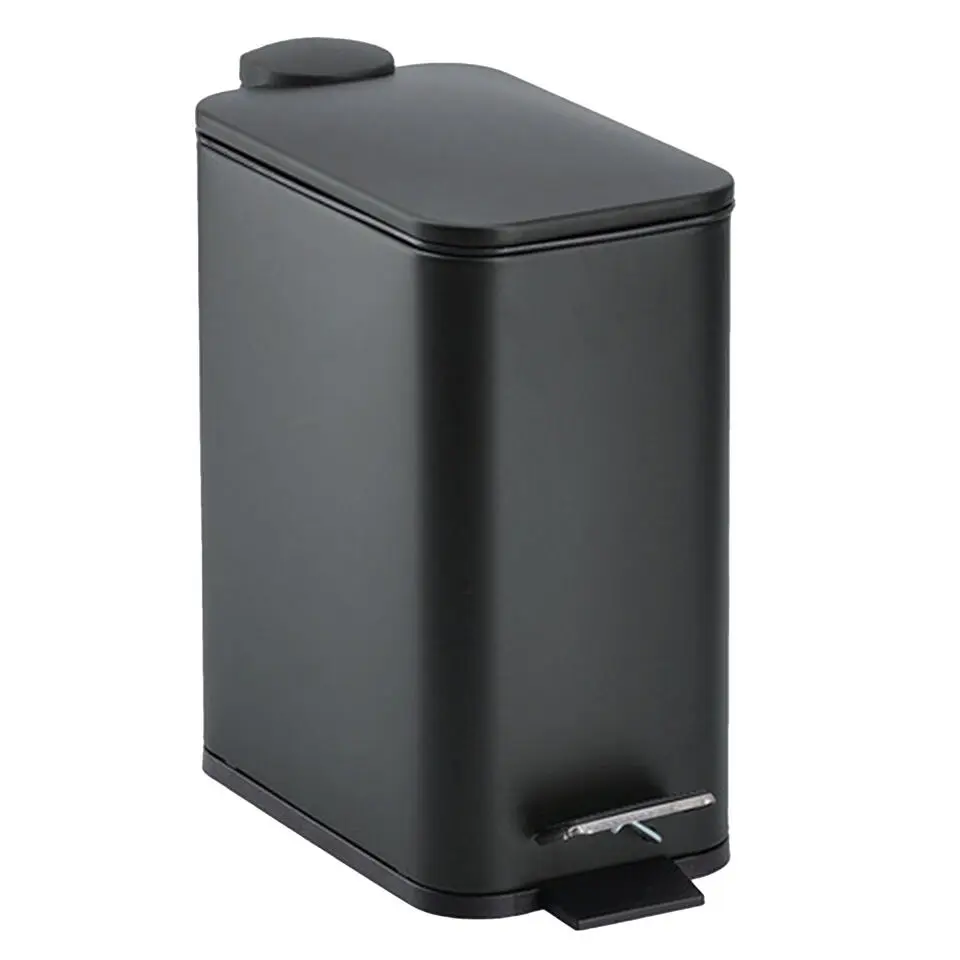 Zeller Prullenbak/pedaalemmer - metaal/kunststof - 5L - softclose