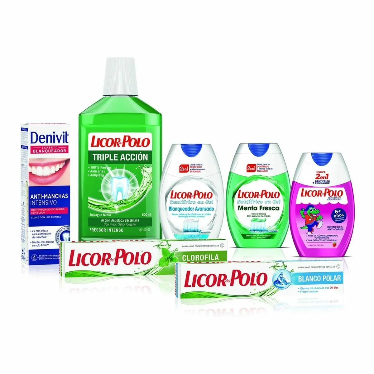 Licor Del Polo Dentifrice Menthe 2 en 1