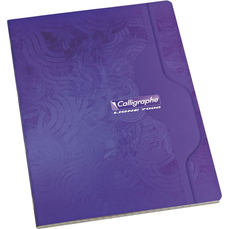 Cahier piqué Calligraphe A4 - 21 x 29,7 cm grands carreaux 96 pages