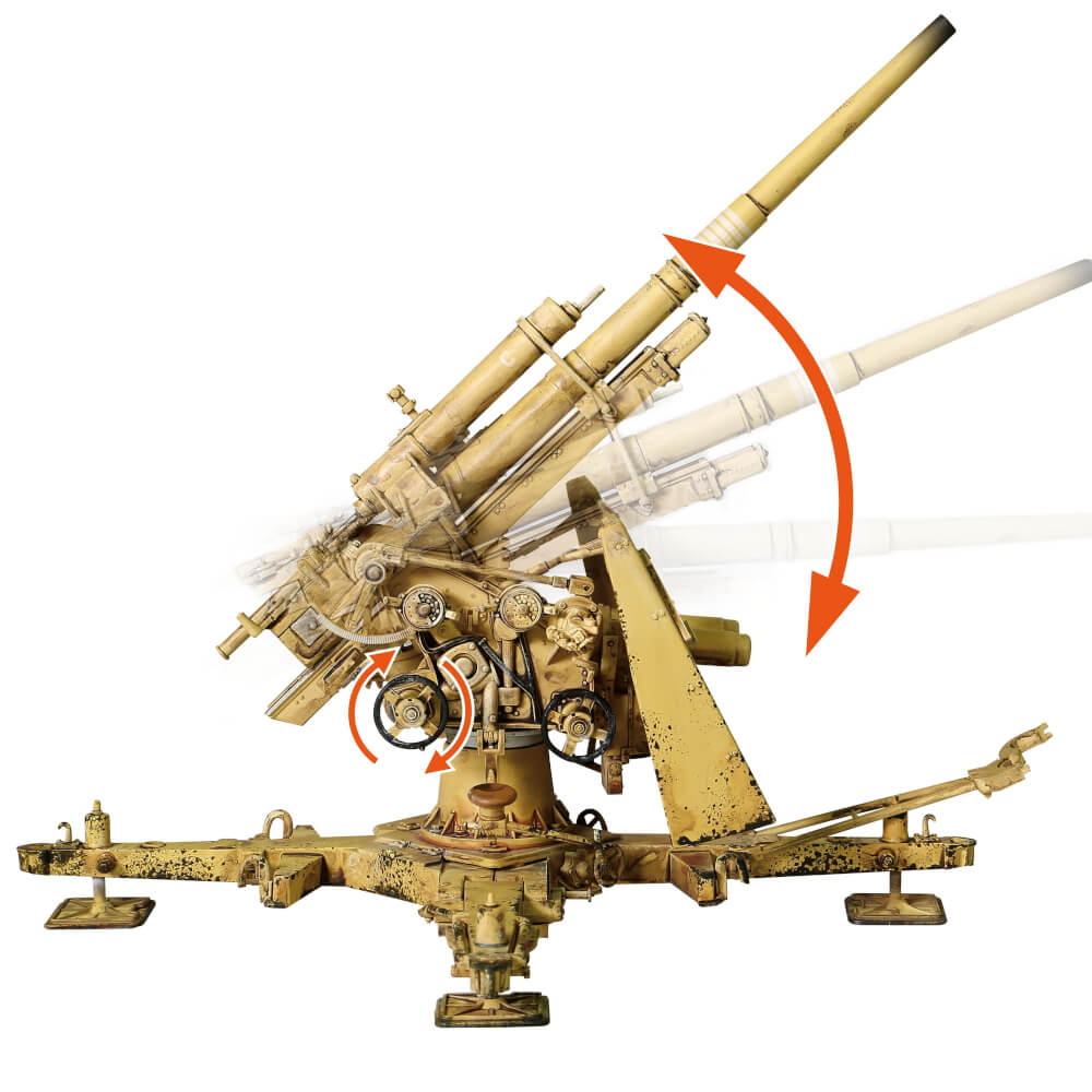 1:32 Dt. Flak 36/18 m. Sd. 202 Anh. DAK