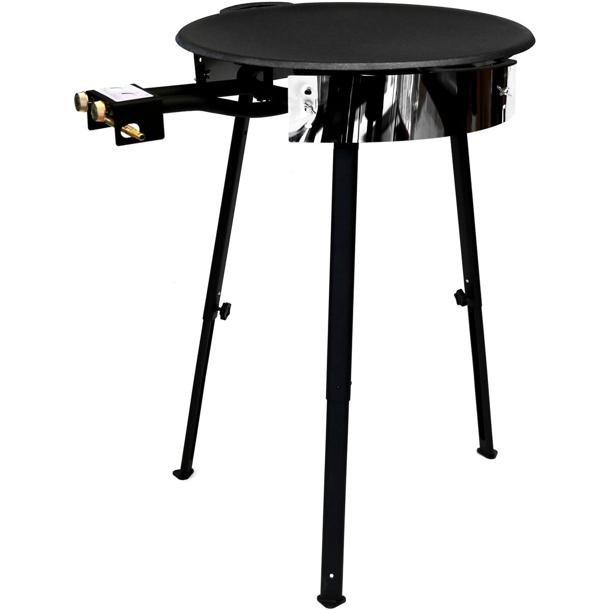 Stekeplate og brenner 58 cm