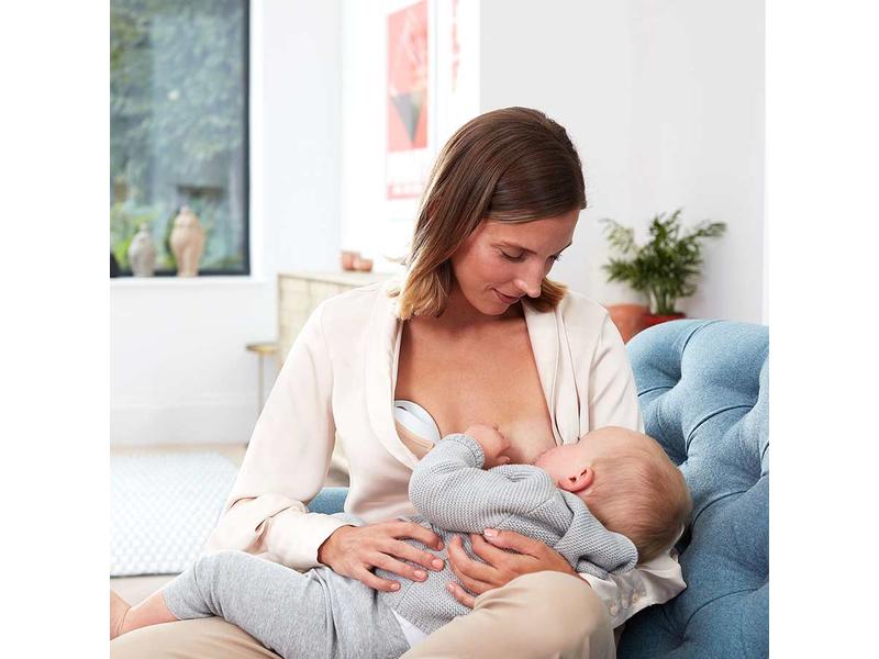 Elvie Milchauffänger Curve Manuell Elvie Curve um überschüssige Milch aufzufangen