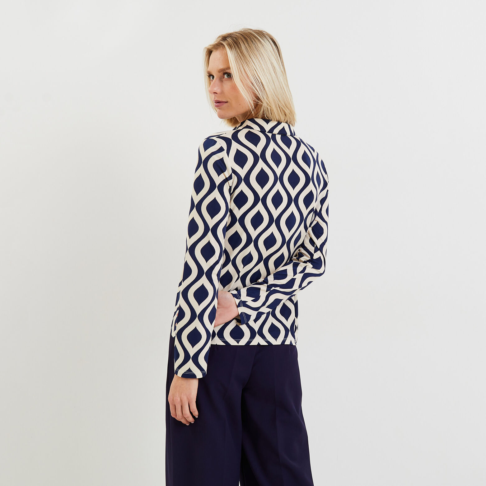 Chemise géométrique femme
