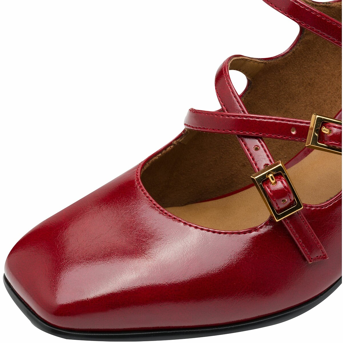 TAMARIS<br>Sapatos com tira dupla e salto