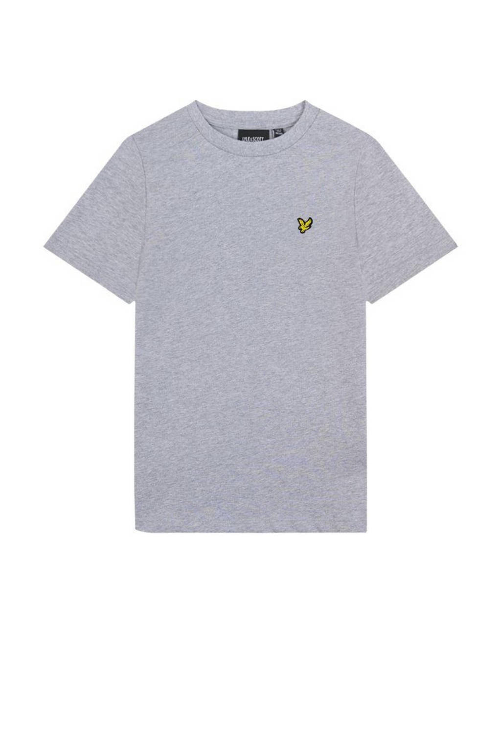 Lyle & Scott gemêleerd T-shirt grijs