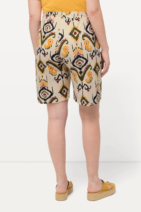 Jersey-Shorts, weites Bein, Elastikbund, Biobaumwolle