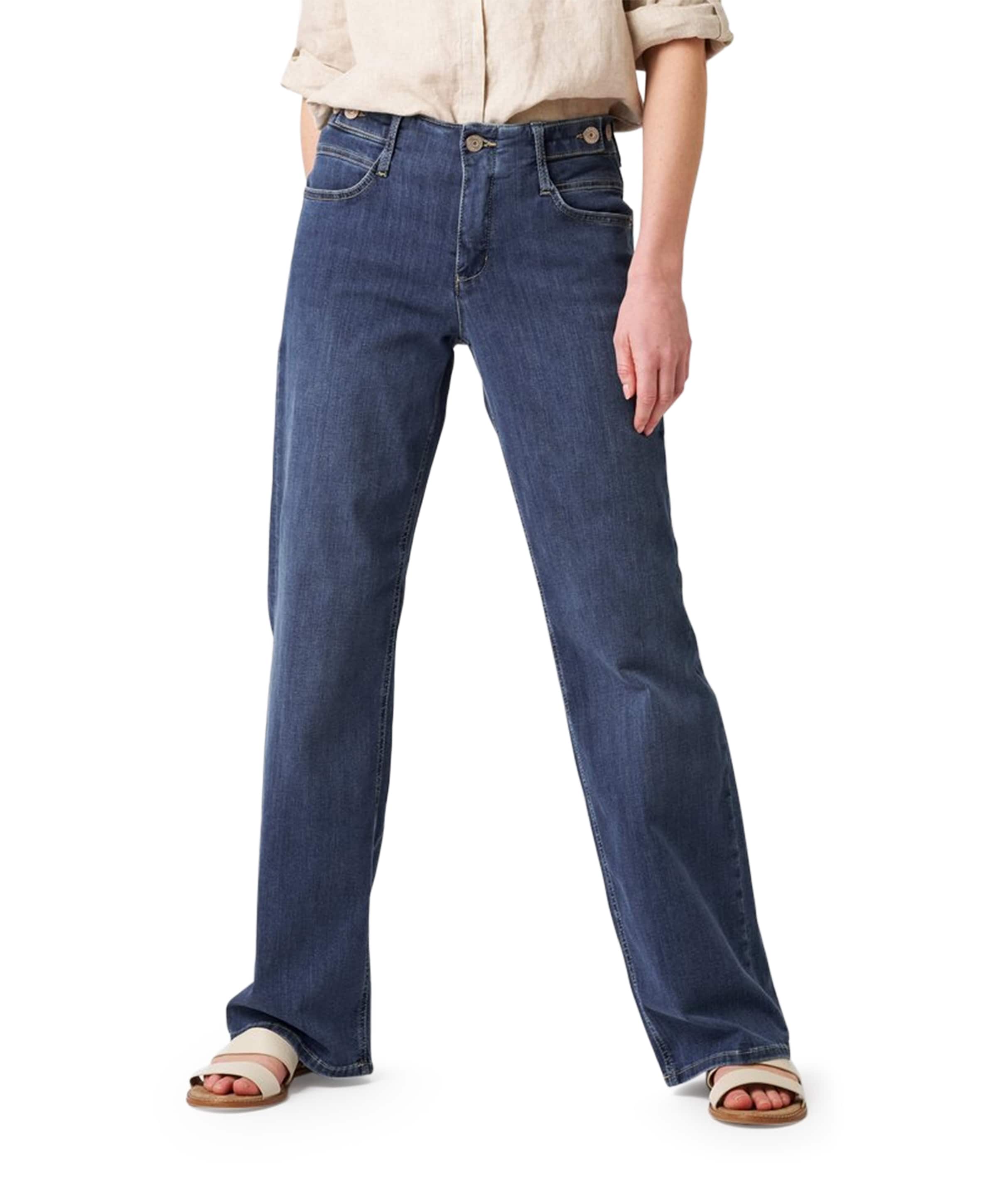 Toni Liv New Wide dames jeans blauw
