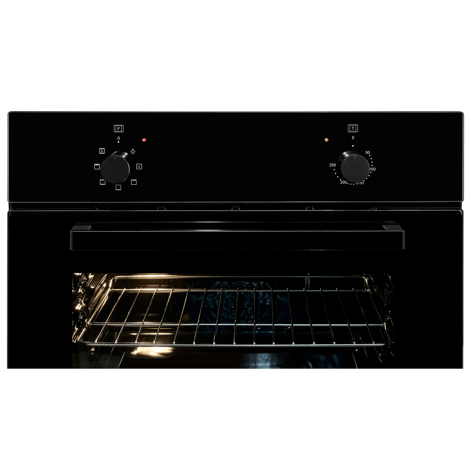 EXQUISIT Einbau-Backofen EBE 255-020 U - schwarz - A