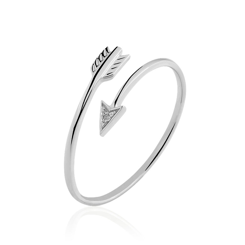 Bague Cupidon Or Blanc Diamant