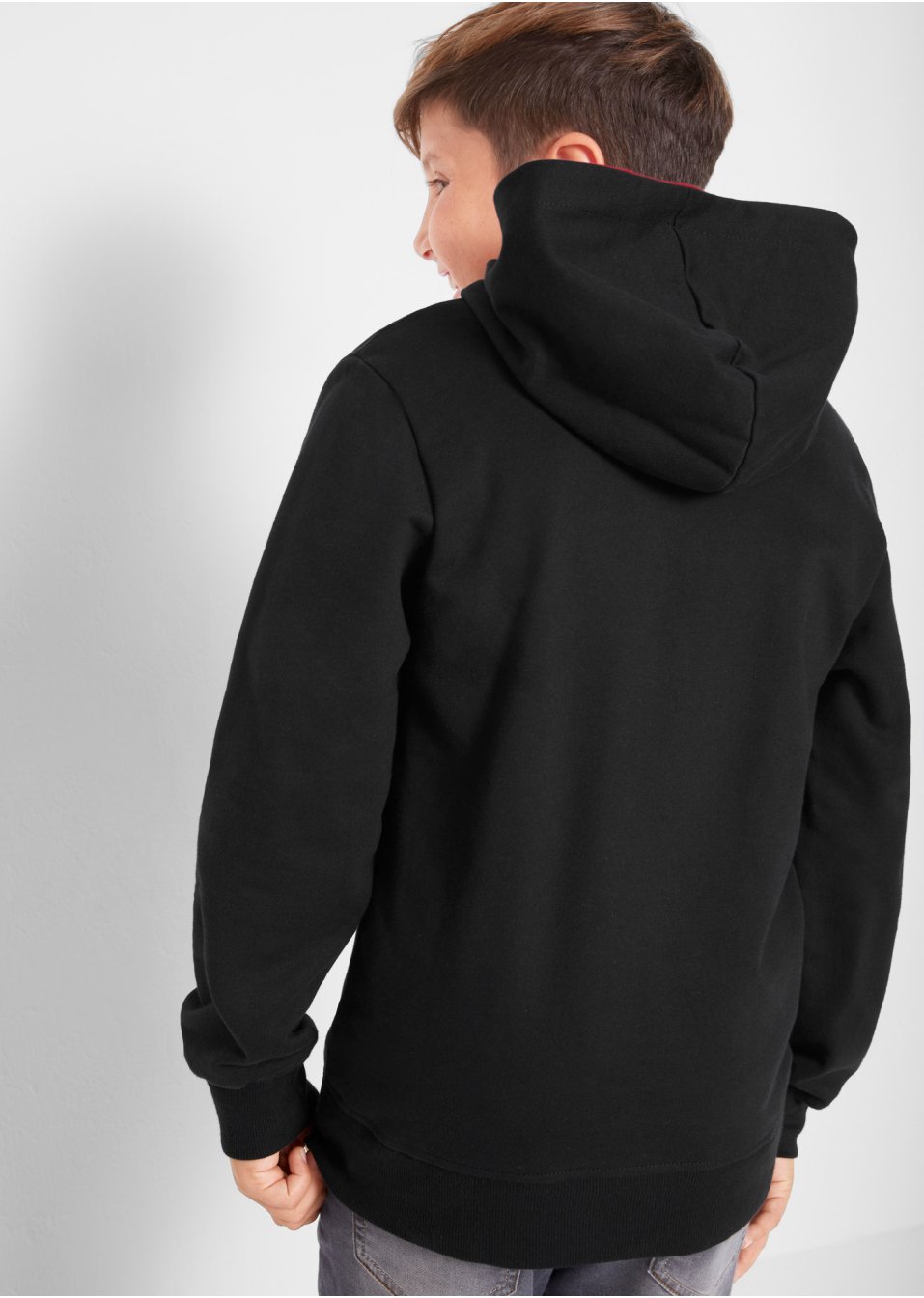 Sweat-shirt à capuche garçon en coton