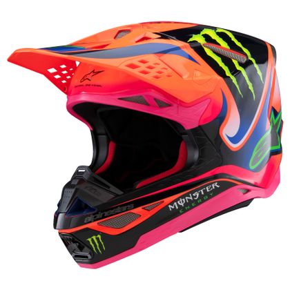 Casque cross Alpinestars SUPERTECH S-M10 - DEEGAN 2025 - Orange / Violet