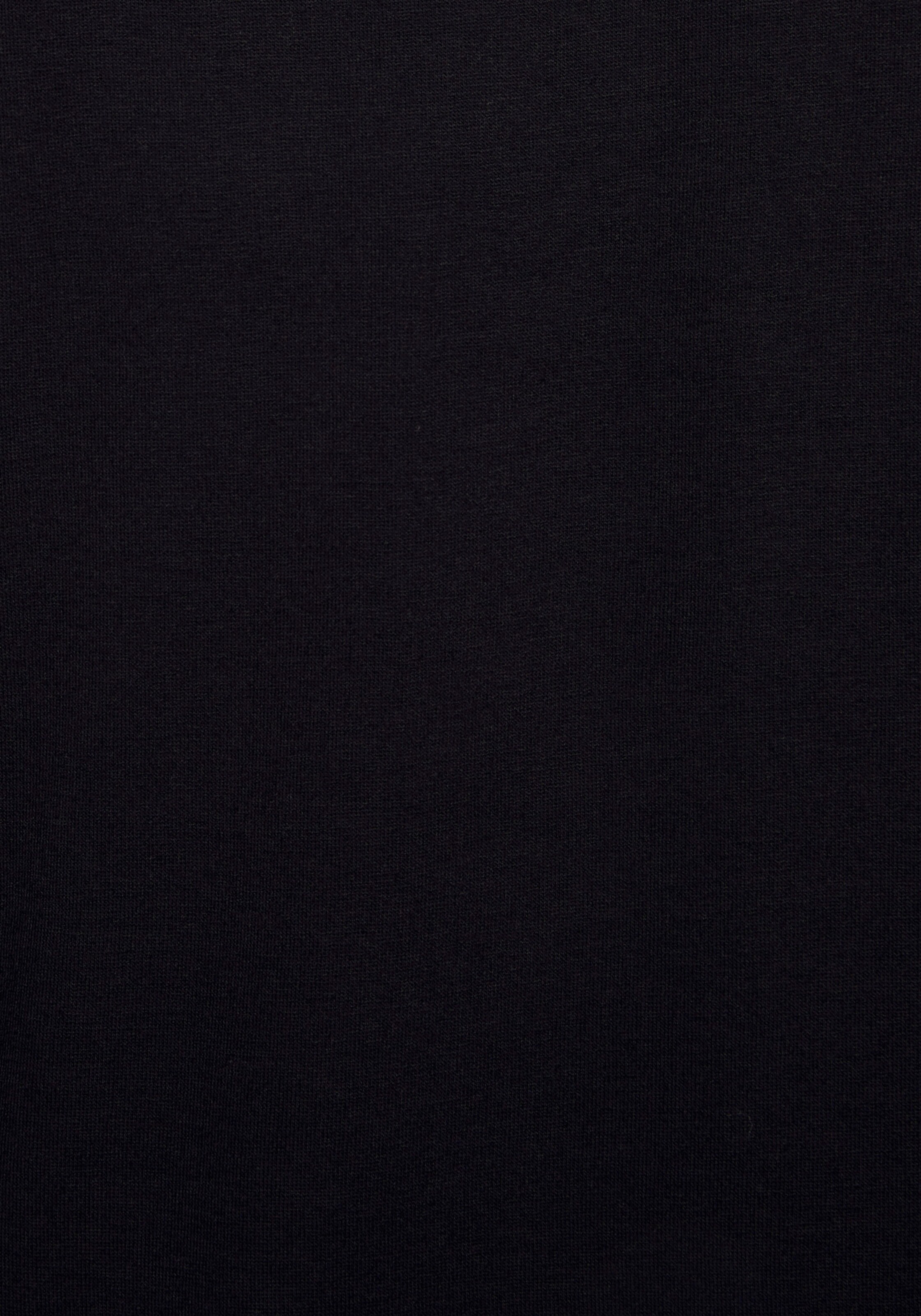 LASCANA 3/4-Arm-Shirt in schwarz