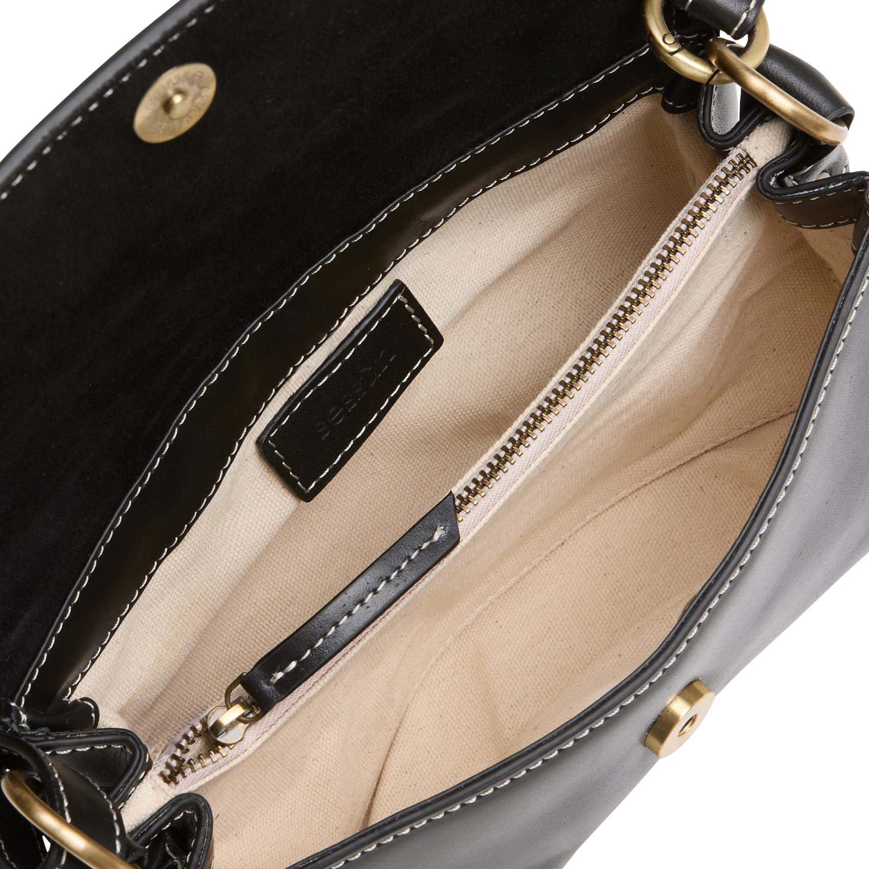 MIMITOU - Sac bandoulière en cuir | Noir