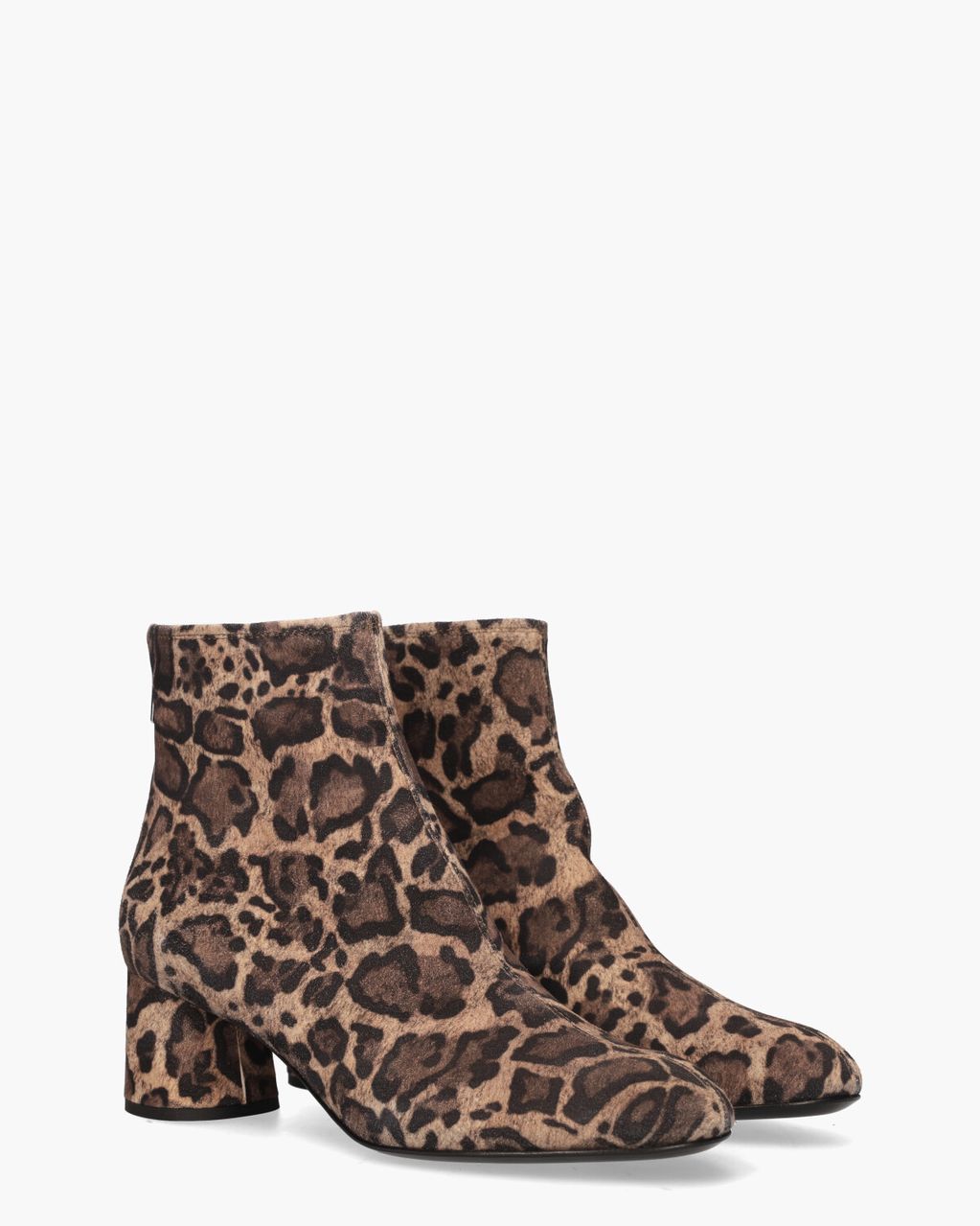 AGL Olga Bruin/Zwart Dames Enkelboots