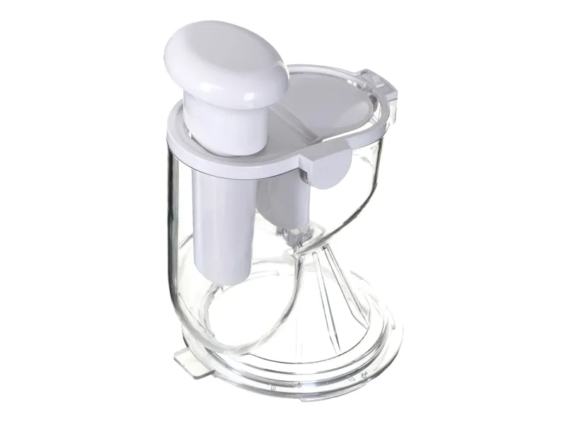 Ariete 0177/20, Slow juicer, Rustfrit stål, Hvid, 0,8 L, Sikkerhedsklemme, Dreje, Plast