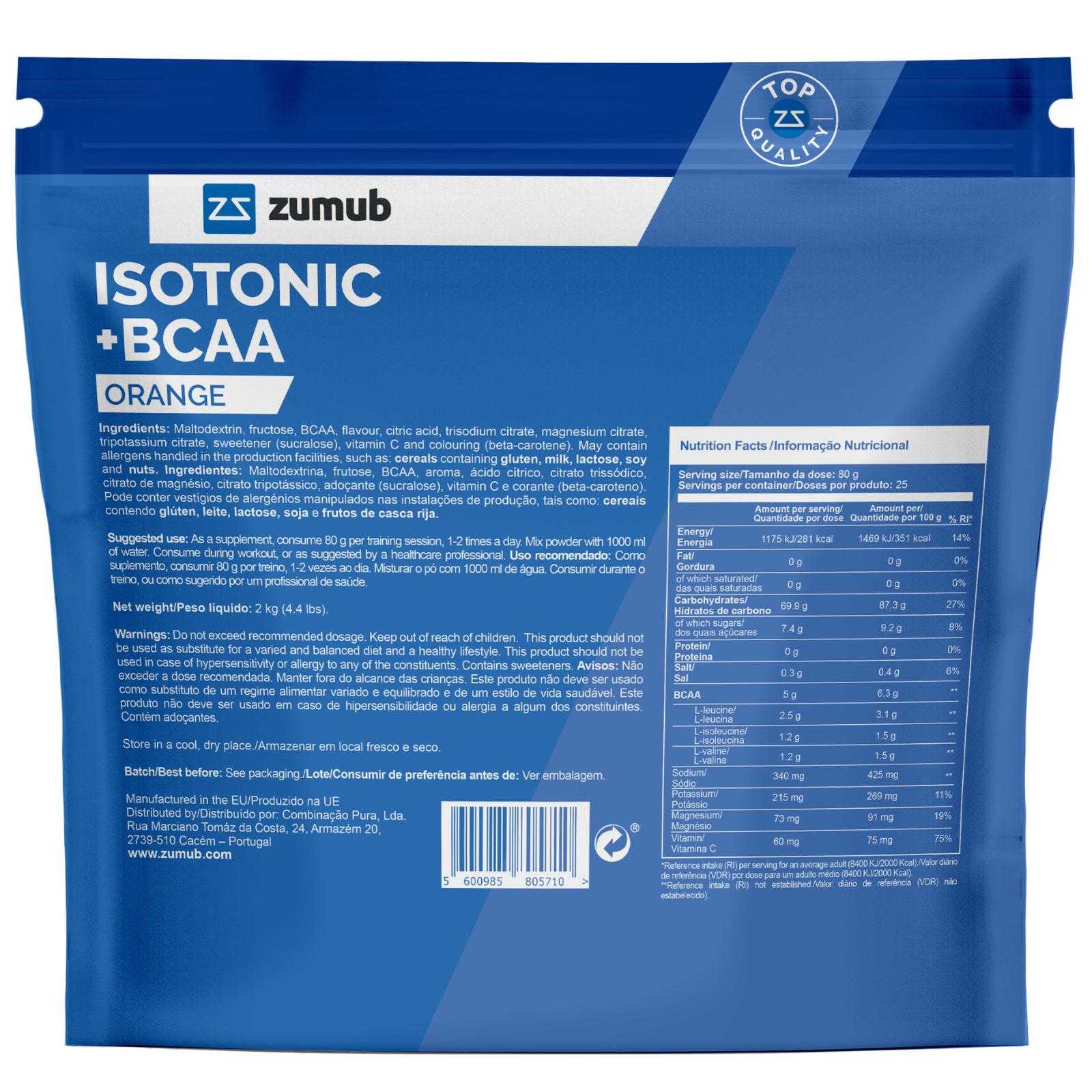 Zumub Isotônico +BCAA 500g
