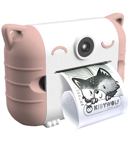 Kidywolf Kamera m. Drucker - Kidyprint - Kamera Peach