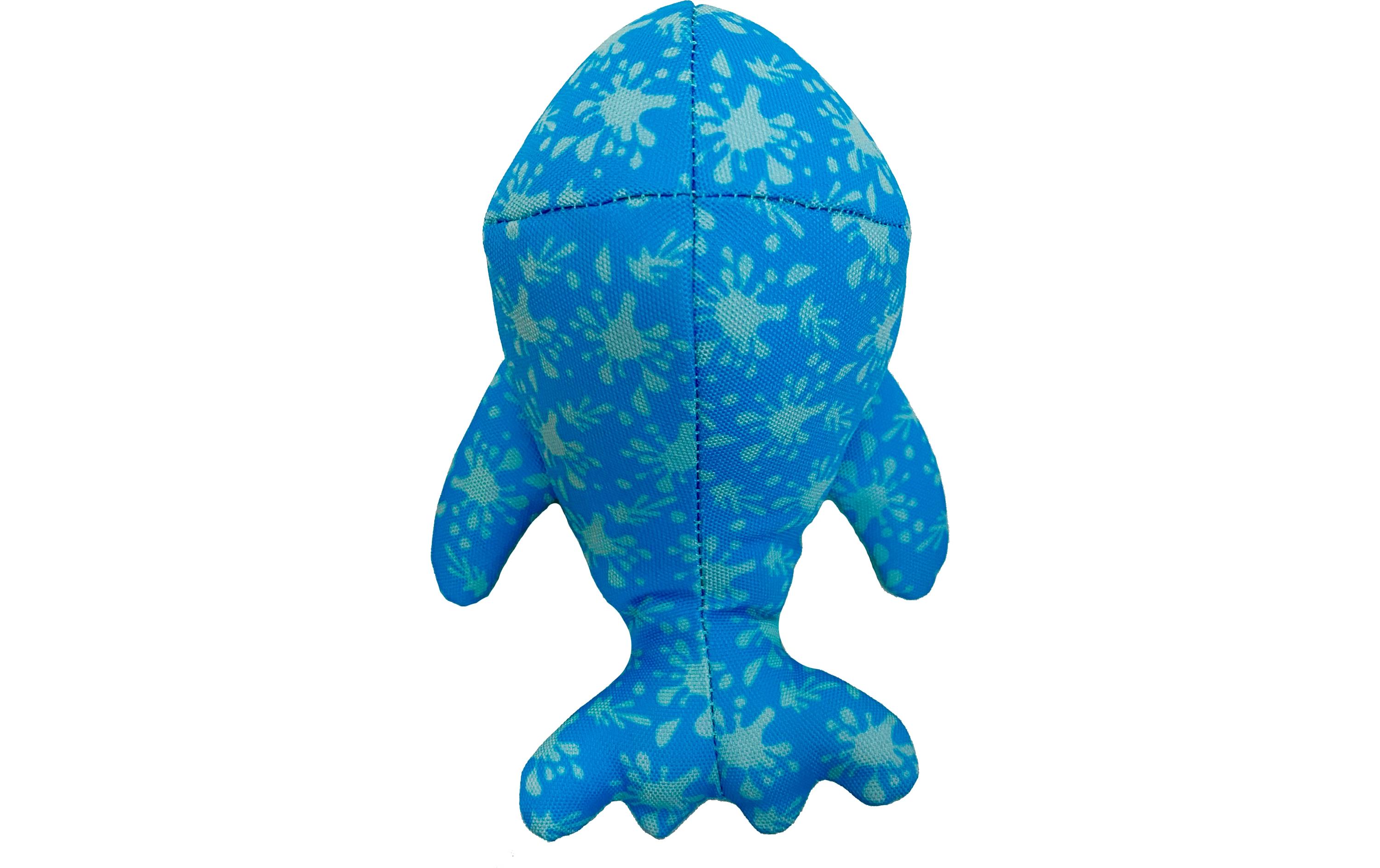 Hunde-Spielzeug Flingerz Splash Wal, BlauWurf-Hundespielzeug