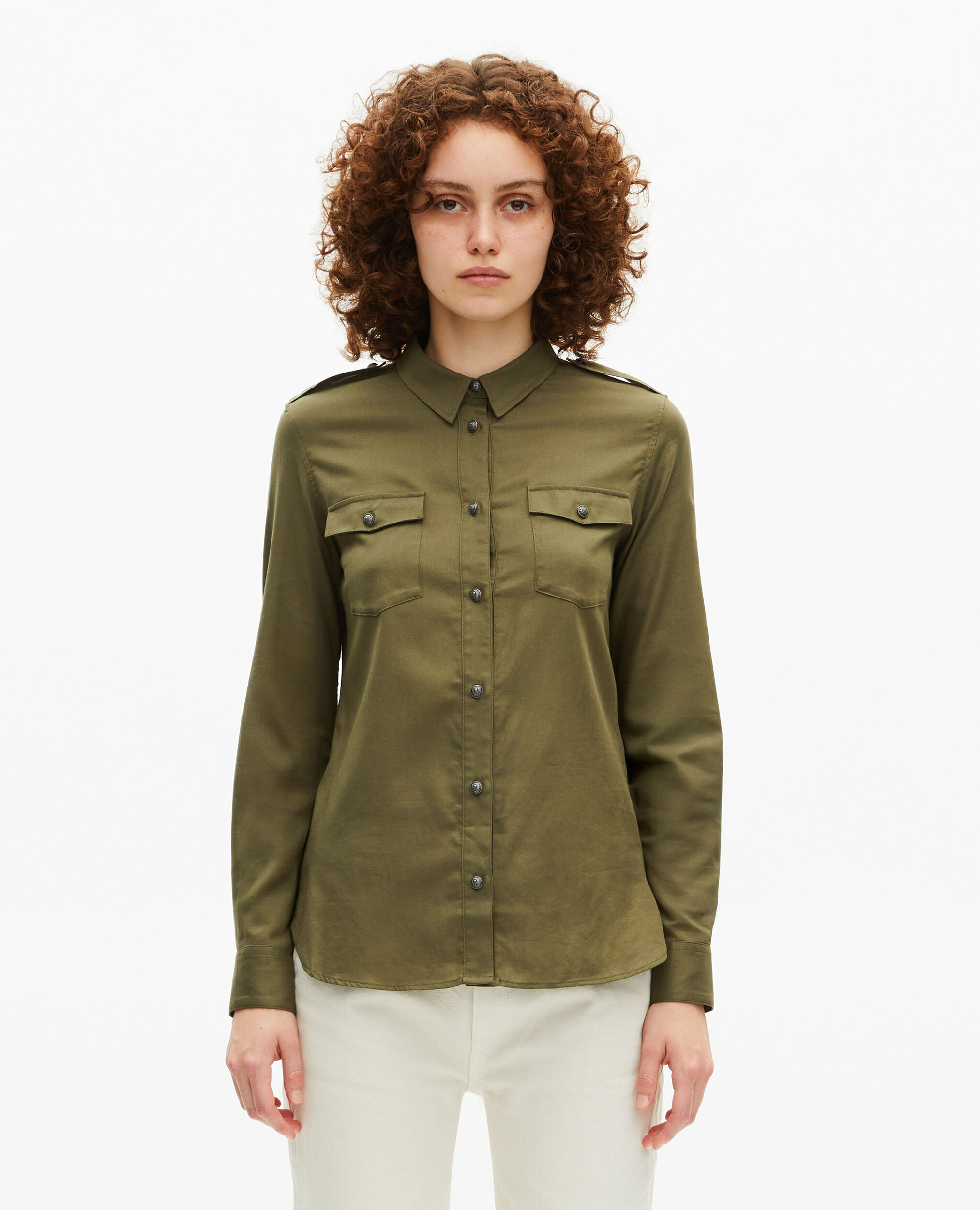 Chemise kaki
