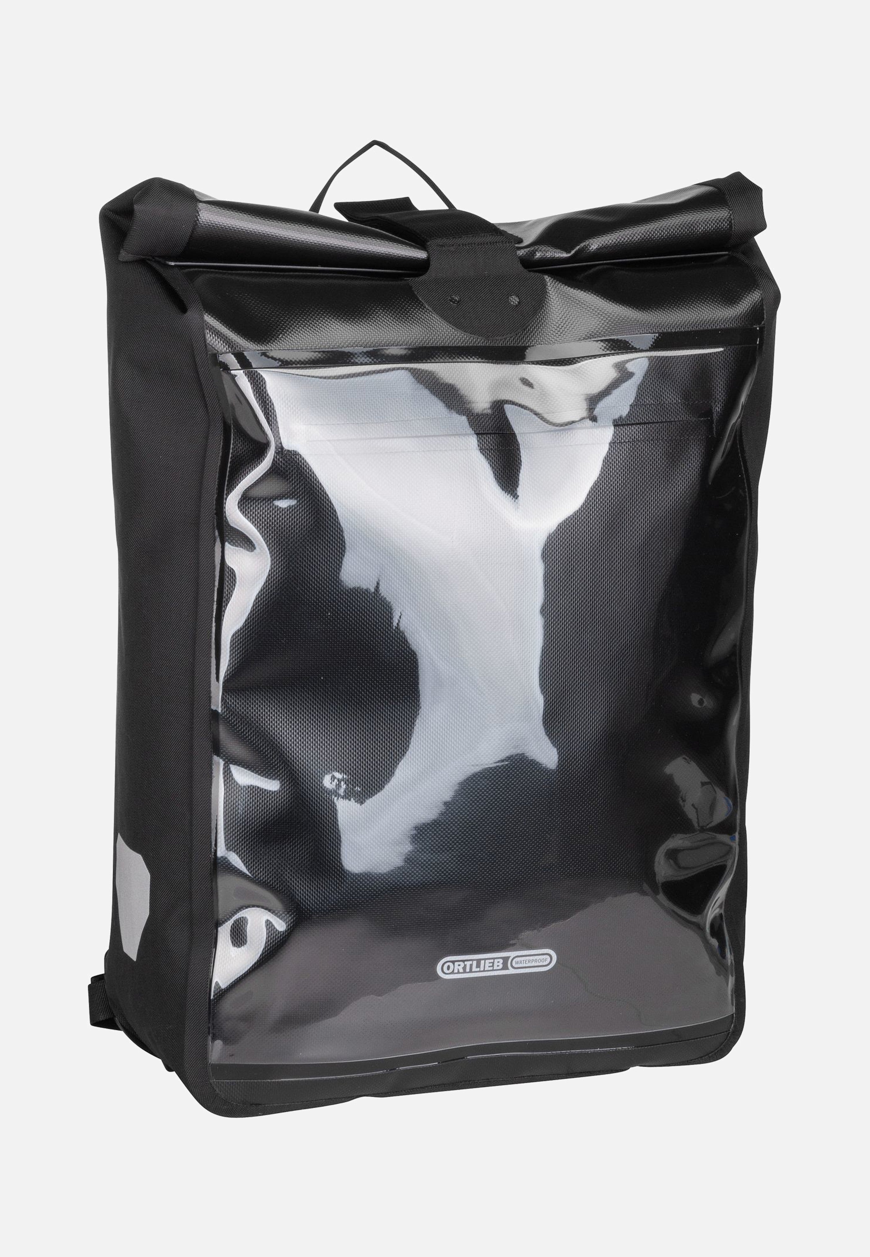Messenger-Bag Pro Black - Rolltop Rucksack